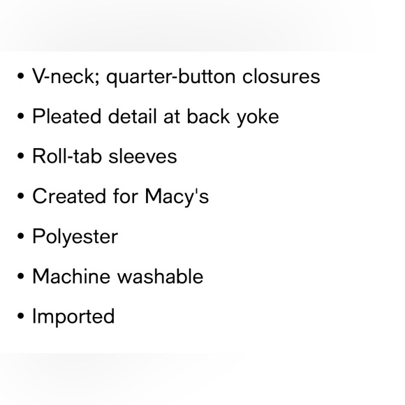 JM Collection plus size Floral Print roll tab sleeve top size 1X - Picture 9 of 9